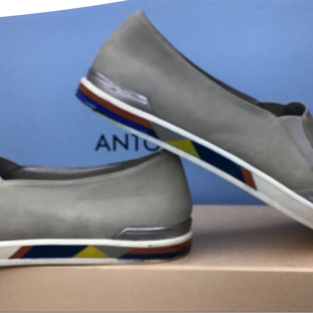 💖AEROSOLES - Gray & Silver Nubuck Slip-On shoes